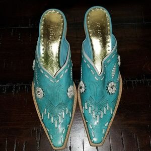 BCBGirls Turquoise Western Boot